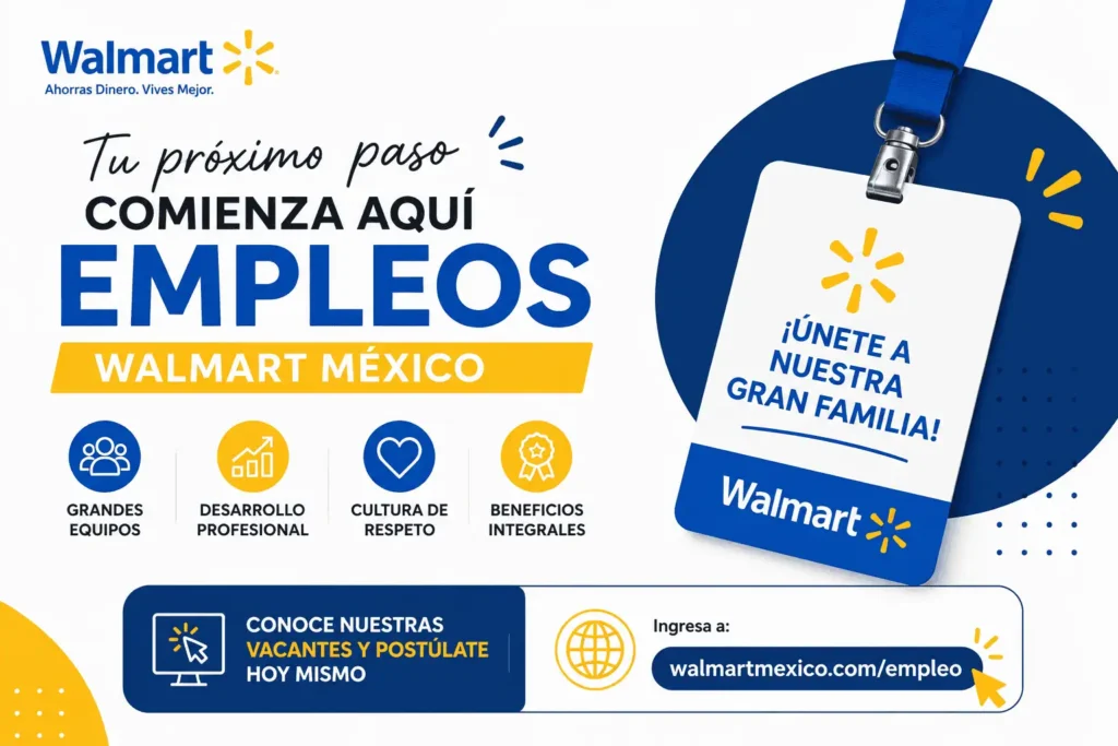 Convocatoria de Empleos WALMART: Oportunidades Laborales con Estabilidad y Crecimiento 🛒🚀